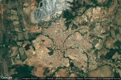 Vue aérienne de Paracatu