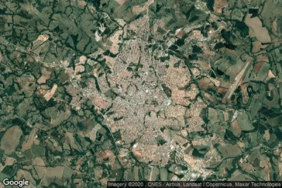 Vue aérienne de Lavras