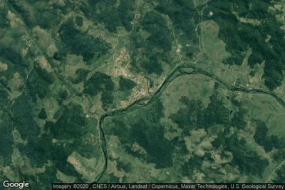 Vue aérienne de Jitauna