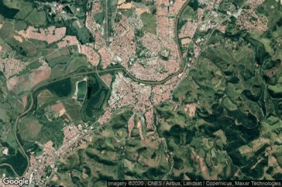 Vue aérienne de Guaratingueta