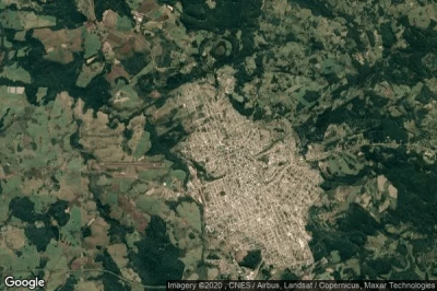 Vue aérienne de Curitibanos