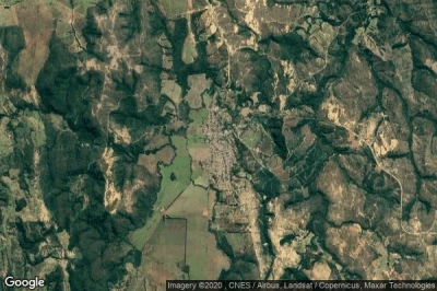 Vue aérienne de Cordisburgo