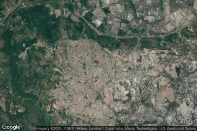 Vue aérienne de Camacari
