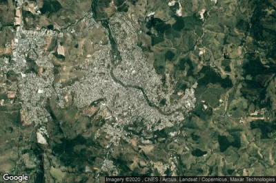 Vue aérienne de Cachoeiro de Itapemirim