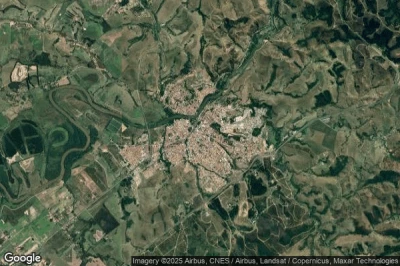 Vue aérienne de Cachoeira Paulista
