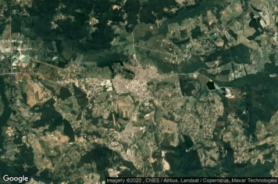 Vue aérienne de Biritiba Mirim
