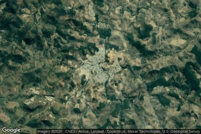 Vue aérienne de Barra de São Francisco