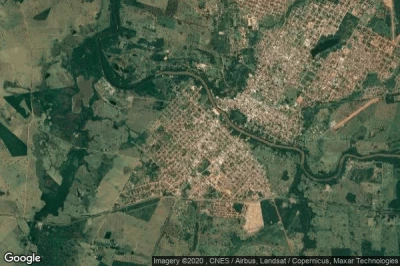 Vue aérienne de Anastácio