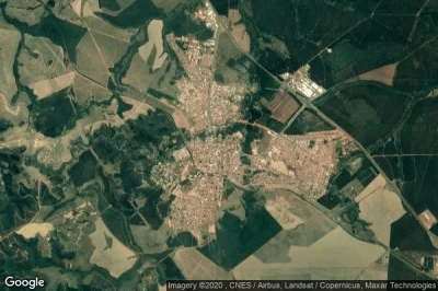 Vue aérienne de Agudos