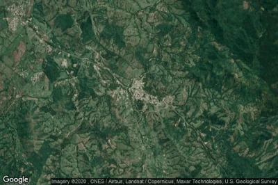 Vue aérienne de Piedra Blanca