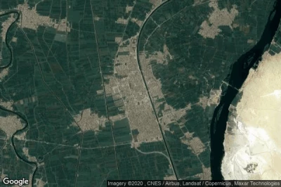 Vue aérienne de Samalut