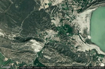 Vue aérienne de Las Salinas