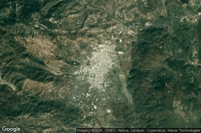 Vue aérienne de Tixtla de Guerrero