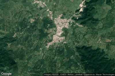 Vue aérienne de Teapa