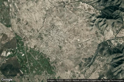 Vue aérienne de San Miguel Zozutla