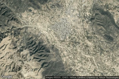 Vue aérienne de San Gabriel Chilac