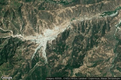 Vue aérienne de Motozintla de Mendoza