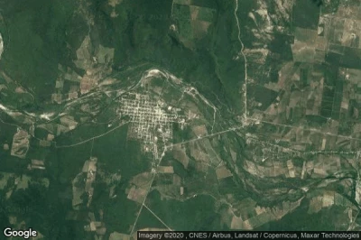 Vue aérienne de Llera de Canales