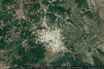 Vue aérienne de Las Margaritas