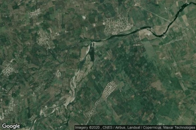 Vue aérienne de La Poza