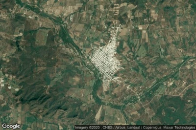 Vue aérienne de Jiquipilas