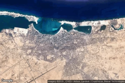Vue aérienne de Marsa Matruh
