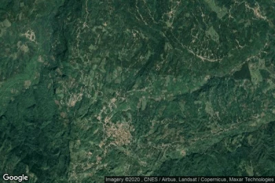 Vue aérienne de Cuetzalan del Progreso