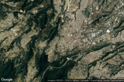 Vue aérienne de Cuajimalpa