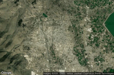 Vue aérienne de Coyotepec