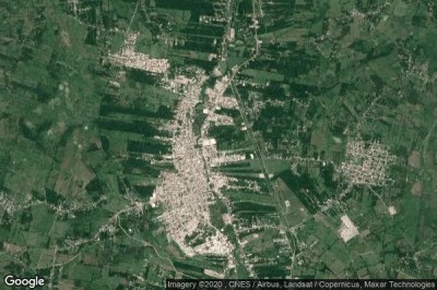 Vue aérienne de Comalcalco