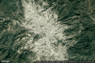 Vue aérienne de Chilpancingo de los Bravos