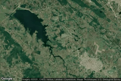 Vue aérienne de Camajuani