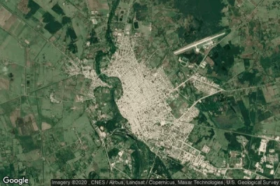 Vue aérienne de Bayamo