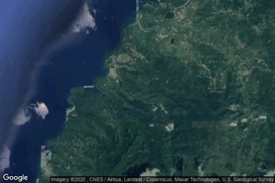 Vue aérienne de Anse La Raye
