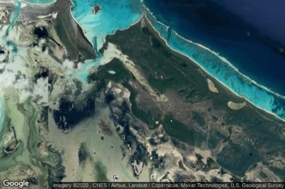 Vue aérienne de Turks and Caicos Islands