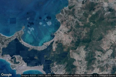 Vue aérienne de Marigot