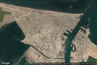 Vue aérienne de Port Said