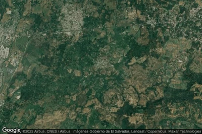 Vue aérienne de Caluco