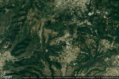 Vue aérienne de Santa Lucia Milpas Altas