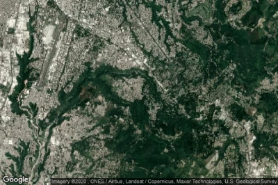 Vue aérienne de Santa Catarina Pinula