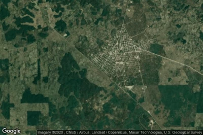 Vue aérienne de Santa Ana