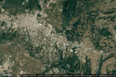 Vue aérienne de El Tejar