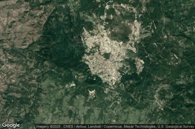 Vue aérienne de Santa Rosa de Copan