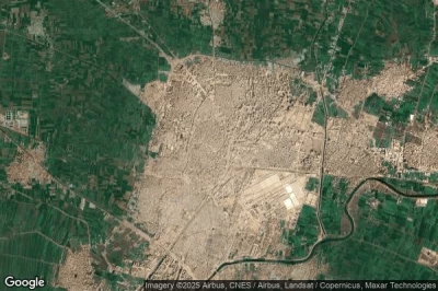 Vue aérienne de Al Mahallah al Kubra