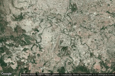 Vue aérienne de La Burrera