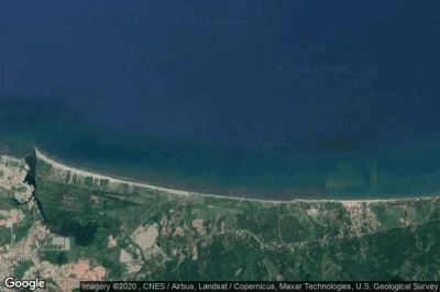 Vue aérienne de Corozal