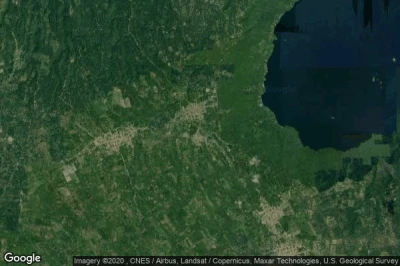 Vue aérienne de San Juan de Oriente