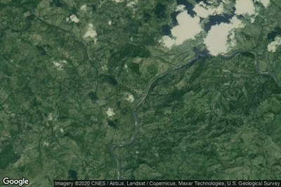 Vue aérienne de Bocana de Paiwas