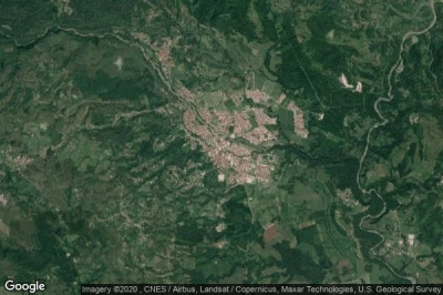 Vue aérienne de Turrialba