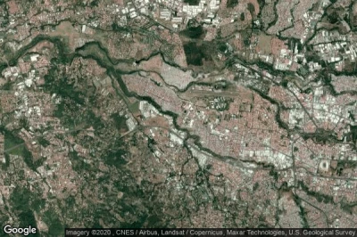 Vue aérienne de Quebrada Yeguas